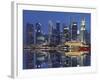 Finacial District, Downtown, Marina Bay, Singapore-Rainer Mirau-Framed Photographic Print