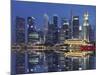 Finacial District, Downtown, Marina Bay, Singapore-Rainer Mirau-Mounted Photographic Print