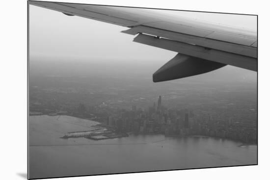 Final Approach Chicago B W-Steve Gadomski-Mounted Photographic Print