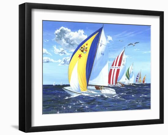 Final Dash-Scott Westmoreland-Framed Art Print