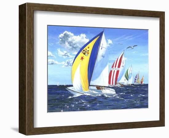 Final Dash-Scott Westmoreland-Framed Art Print