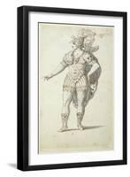 Final Design for Oberon's Dress, C.1611-Inigo Jones-Framed Giclee Print