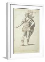 Final Design for Oberon's Dress, C.1611-Inigo Jones-Framed Giclee Print