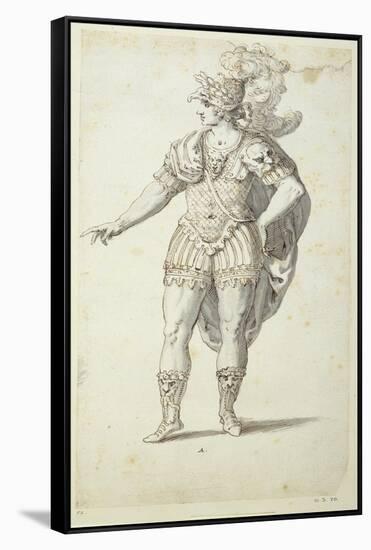 Final Design for Oberon's Dress, C.1611-Inigo Jones-Framed Stretched Canvas