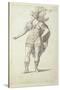 Final Design for Oberon's Dress, C.1611-Inigo Jones-Stretched Canvas