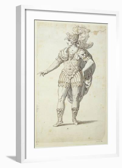 Final Design for Oberon's Dress, C.1611-Inigo Jones-Framed Giclee Print