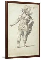 Final Design for Oberon's Dress, C.1611-Inigo Jones-Framed Giclee Print