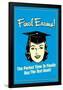 Final Exams Perfect Time To Buy The Text Book Funny Retro Poster-Retrospoofs-Framed Poster