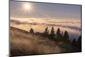Final Moments, Above the Clouds, Marin Hills, North Bay-Vincent James-Mounted Photographic Print