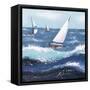 Final Sailing  I-Jade Reynolds-Framed Stretched Canvas