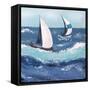 Final Sailing  II-Jade Reynolds-Framed Stretched Canvas