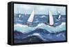 Final Sailing  III-Jade Reynolds-Framed Stretched Canvas