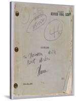 Final Script for Film 'Citizen Kane' with Annotations in Orson Welles' Hand, July 16th, 1940-null-Stretched Canvas