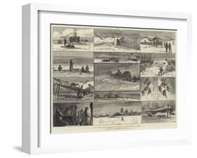 Final Search for the Remainder of the Jeannette Arctic Expedition in Siberia-null-Framed Giclee Print