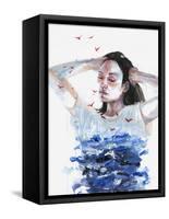 Finally She Lost Everything-Agnes Cecile-Framed Stretched Canvas