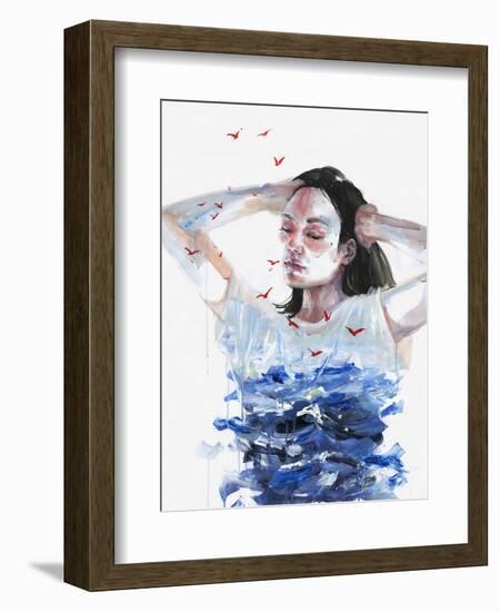 Finally She Lost Everything-Agnes Cecile-Framed Art Print