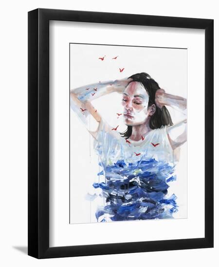 Finally She Lost Everything-Agnes Cecile-Framed Art Print