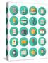 Finance and Business Modern Icons Set-bloomua-Stretched Canvas