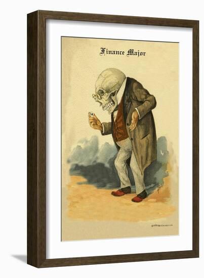 Finance Major-F. Frusius M.d.-Framed Art Print