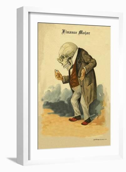 Finance Major-F. Frusius M.d.-Framed Art Print