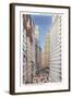 Financial Center, New York City-null-Framed Art Print