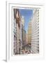 Financial Center, New York City-null-Framed Art Print