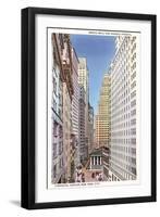 Financial Center, New York City-null-Framed Art Print