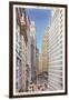 Financial Center, New York City-null-Framed Art Print