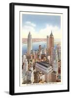 Financial Center, New York City-null-Framed Art Print