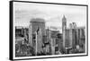Financial District, 1911-Moses King-Framed Stretched Canvas