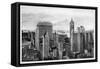 Financial District, 1911-Moses King-Framed Stretched Canvas