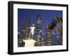 Financial District and Boat Quay, Singapore-Jon Arnold-Framed Photographic Print