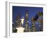Financial District and Boat Quay, Singapore-Jon Arnold-Framed Photographic Print