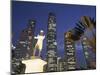 Financial District and Boat Quay, Singapore-Jon Arnold-Mounted Photographic Print