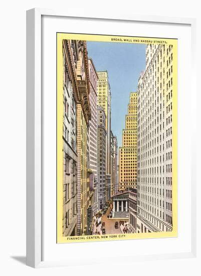 Financial District, New York City-null-Framed Art Print