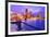 Financial District Of Boston, Massachusetts Viewed From Boston Harbor-SeanPavonePhoto-Framed Photographic Print