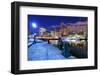 Financial District of Boston, Massachusetts Viewed from Boston Harbor.-SeanPavonePhoto-Framed Photographic Print