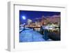 Financial District of Boston, Massachusetts Viewed from Boston Harbor.-SeanPavonePhoto-Framed Photographic Print