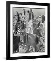 Financial District Rooftops, Manhattan-Berenice Abbott-Framed Giclee Print