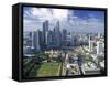 Financial District, Singapore-Alan Copson-Framed Stretched Canvas