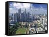 Financial District, Singapore-Alan Copson-Framed Stretched Canvas