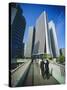 Financial District, Tokyo, Japan-Steve Bavister-Stretched Canvas