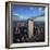 Financial District with World Trade Center's Twin Towers Dwarfing Rest of Wall Street Buildings-Henry Groskinsky-Framed Photographic Print