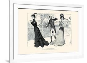 Financial Predicament-Charles Dana Gibson-Framed Art Print