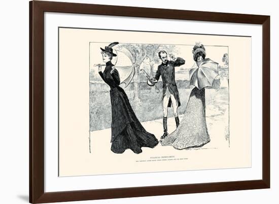 Financial Predicament-Charles Dana Gibson-Framed Art Print