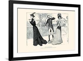 Financial Predicament-Charles Dana Gibson-Framed Art Print