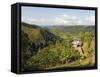 Finca Don Eduardo, Coffee Farm, Salento, Colombia, South America-Christian Kober-Framed Stretched Canvas