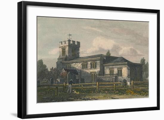 'Finchley Church, Middlesex', 1815-Letitia Byrne-Framed Giclee Print