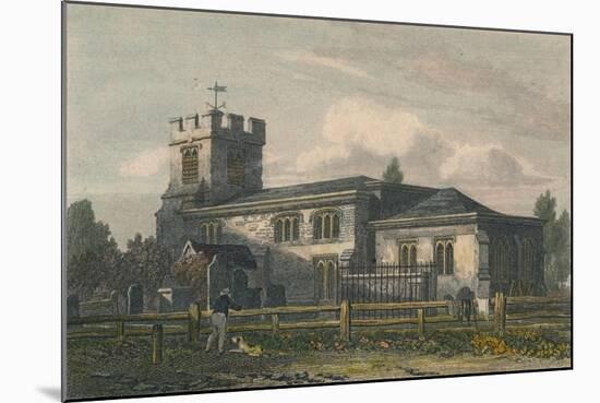 'Finchley Church, Middlesex', 1815-Letitia Byrne-Mounted Giclee Print