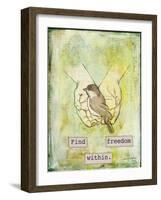 Find Freedom Within-Tammy Kushnir-Framed Giclee Print